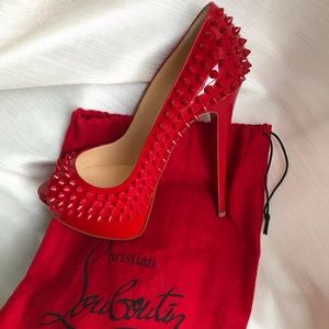 Louboutin Lady Peep Spikes